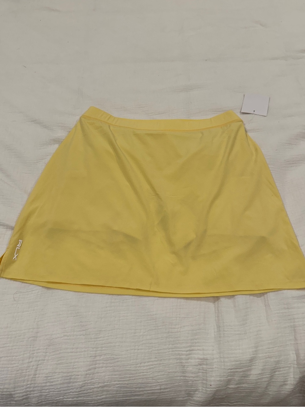 Ralph Lauren RLX Lemon Yellow A-Line Golf Skirt